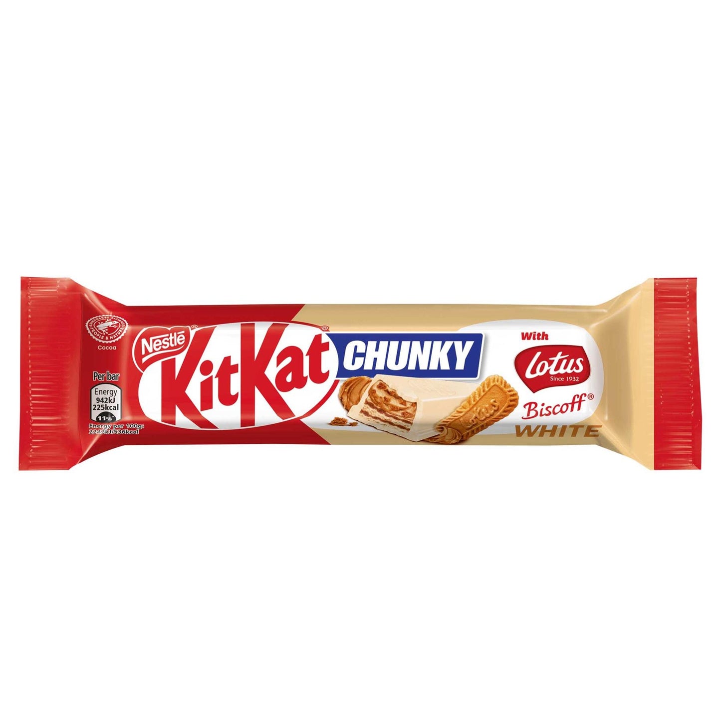 Kit Kat Chunky Lotus Biscoff White Chocolate
