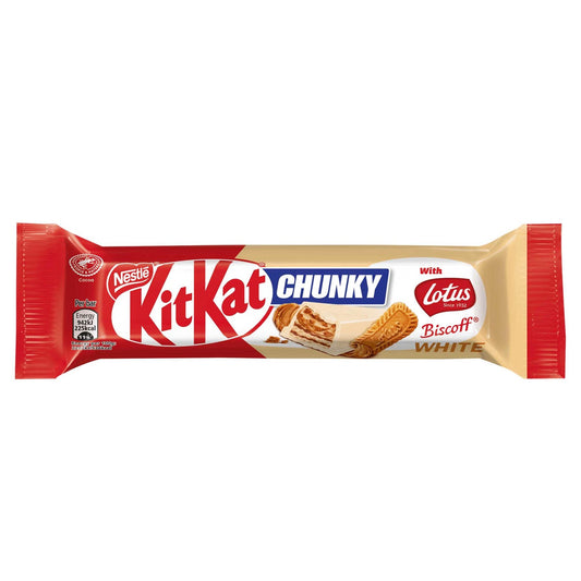 Kit Kat Chunky Lotus Biscoff White Chocolate